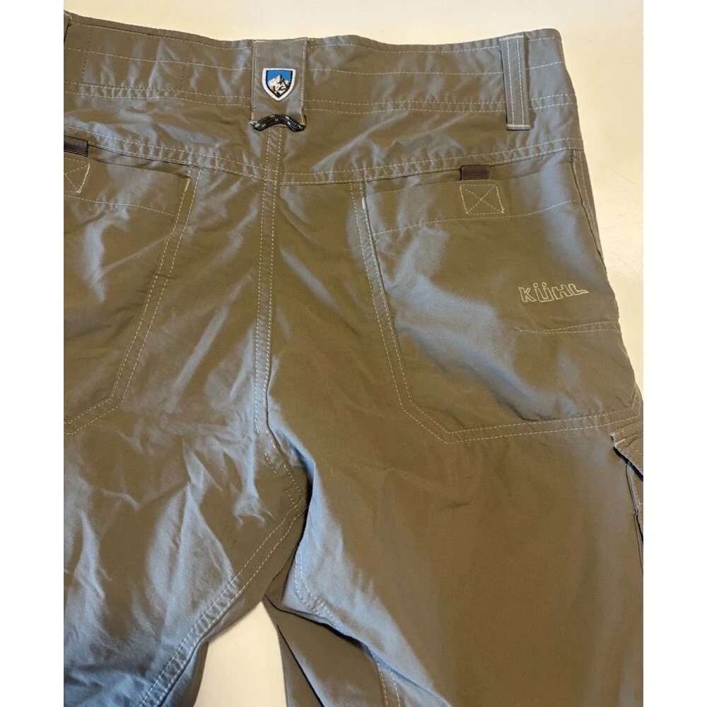 Kuhl Outdoor Shorts Men Size 30 Gray Nylon Stretch